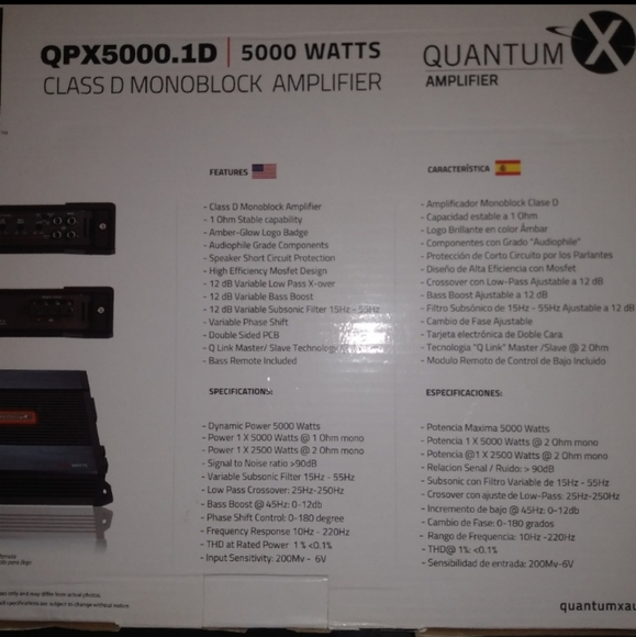 Quantum Audio QPX5000.1D - Picture 2 of 3